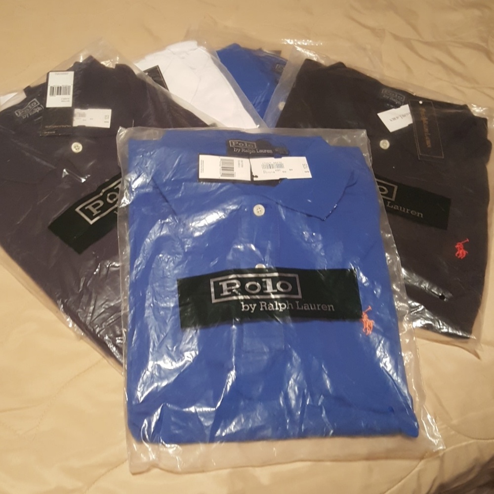 Blue Ralph Lauren Polo Shirts Size XL